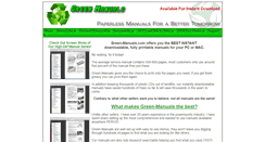 Desktop Screenshot of green-manuals.com